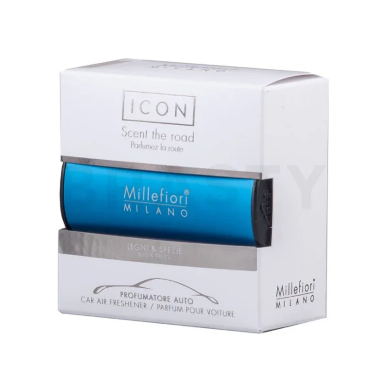Millefiori Milano Icon Classic Woods & Spices auto deodorant