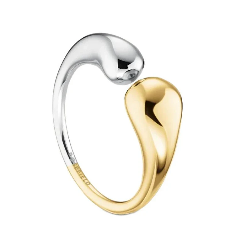 Elegante Women's Two-Tone Dome Ring Jrdd50D - Circuit: 50 Mm