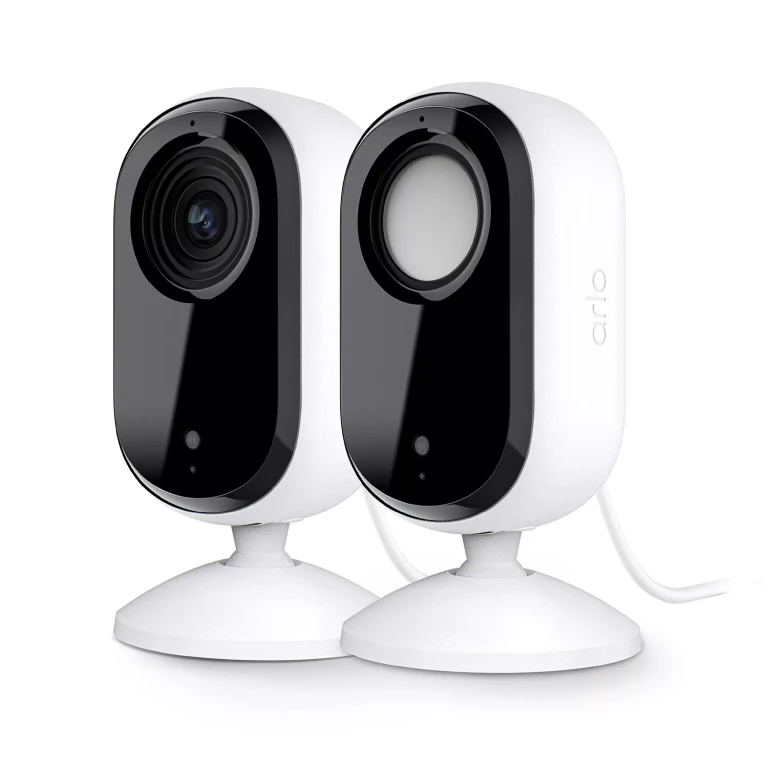 Arlo Essential Indoor Security Camera HD (2nd Gen), 2-Pack
