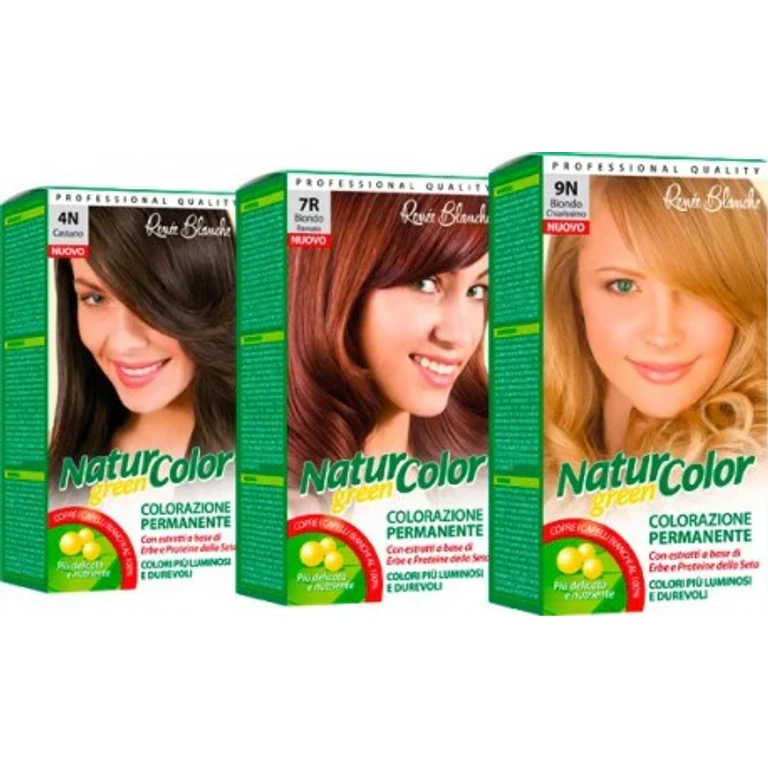 Renee Blanche Hair Dye Permanent Coloring Naturale Nature Color Green 538 Chocolate