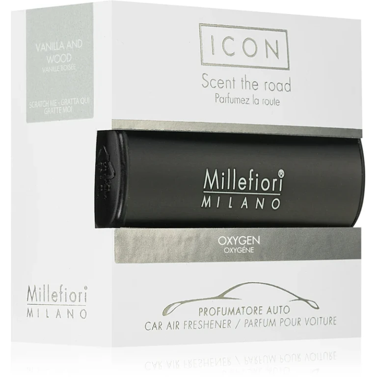 Millefiori Icon Scent the Road Oxygen - The smell of the car Black - 47.0 g
