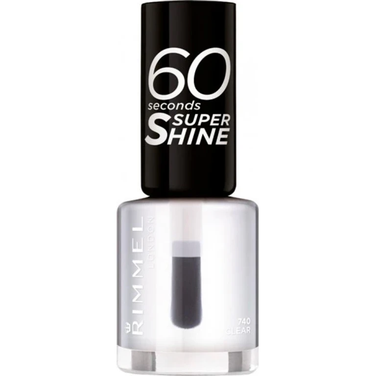 60 Seconds Super Shine 指甲油 颜色 740 透明 8 毫升