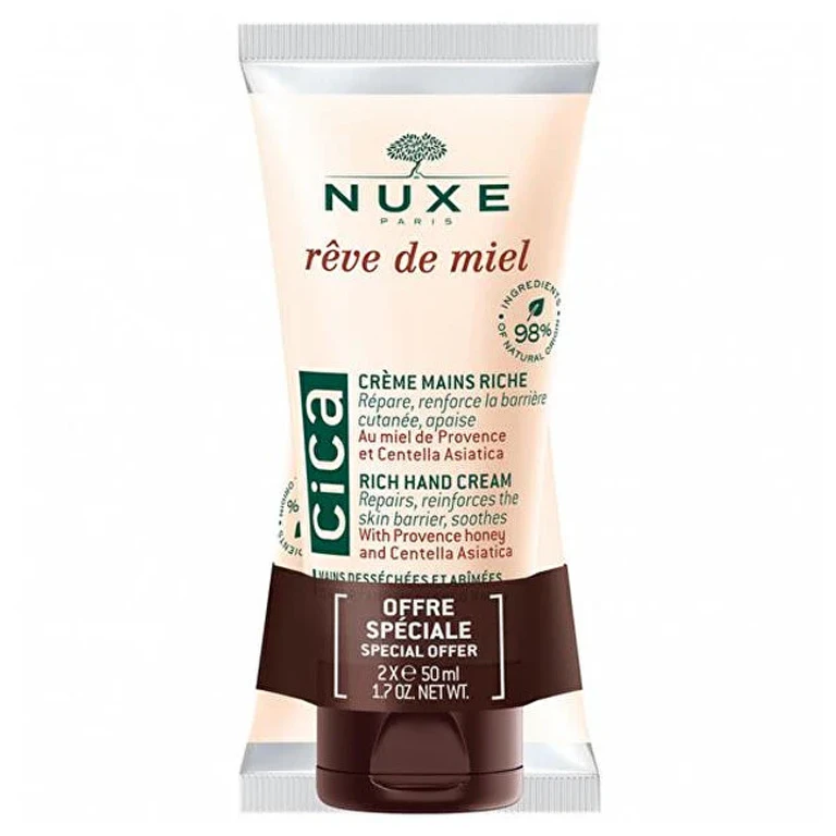 Hand Cream Set Rêve De Miel Cica (Rich Hand Cream) 2 X 50 Ml