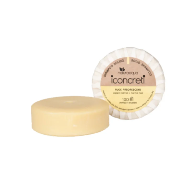 I Concreti Solid Shampoo with Aloe Arborescens, 80 g