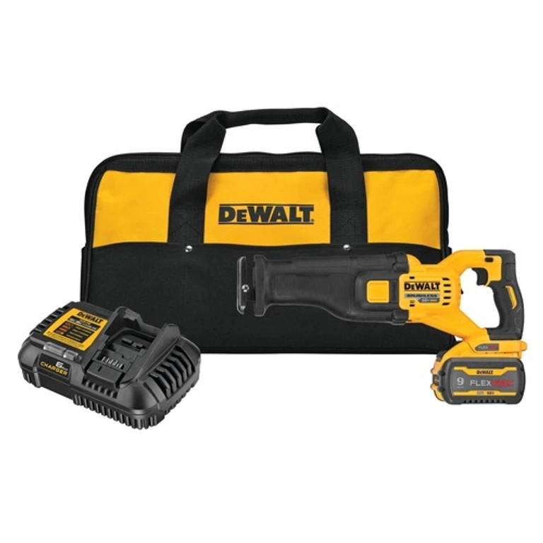 60V MAX FLEXVOLT Brushless Lithium-Ion Cordless Reciprocating Saw Kit (9 Ah)