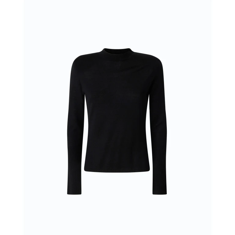 Pull en laine mérinos à épaulettes amovibles - XS