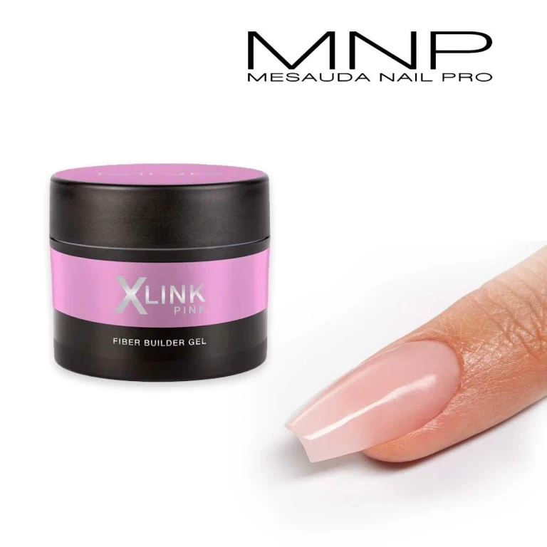 Xlink Fiber Builder Gel Pink 10 Gr