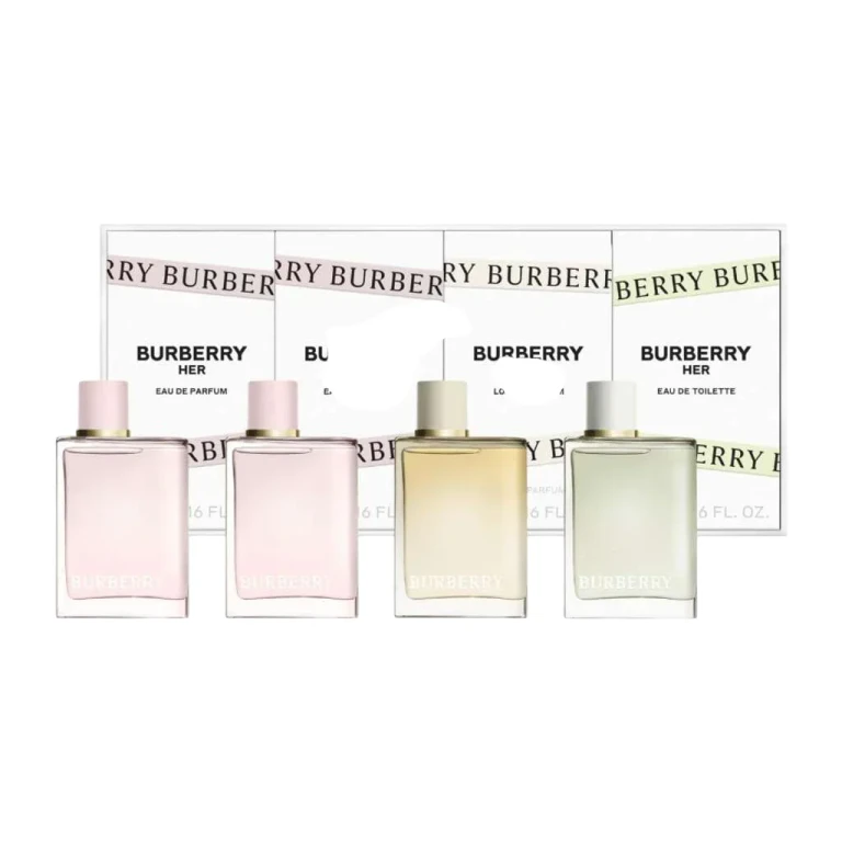 Set Burberry: Burberry Her Eau De Parfum for women 2 pieces 5 ml + Burberry Her Eau De Toilette for women 5 ml + Her London Dream Eau De Parfum for wo