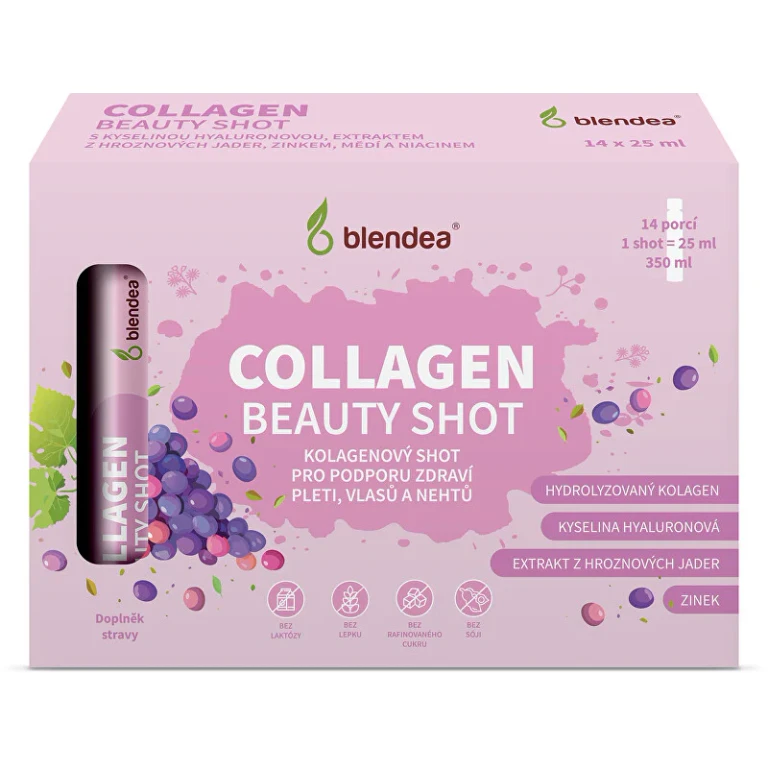 Collagen Beauty Shot with Hyaluronic Acid and Zinc 14 X 25 ml