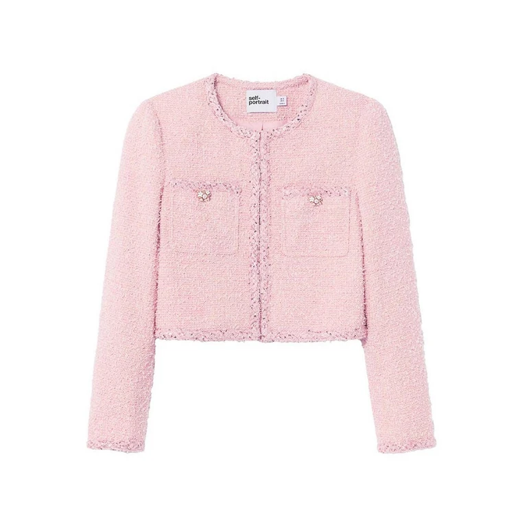 Self Portrait Veste Casual - Couleur Chair (PF26112JPINK)