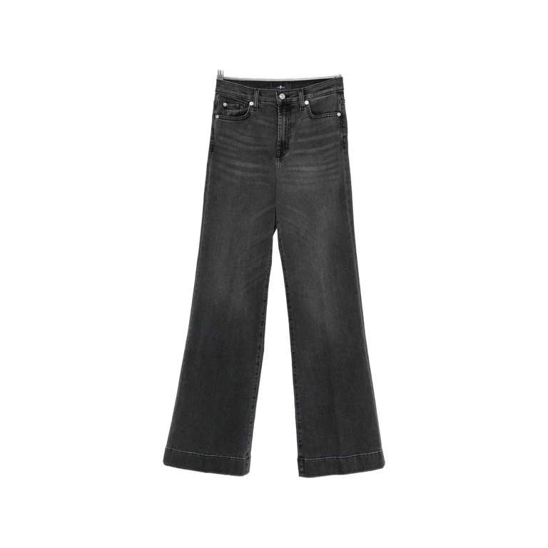 Modern Dojo Faded-effect Wide-leg Jeans