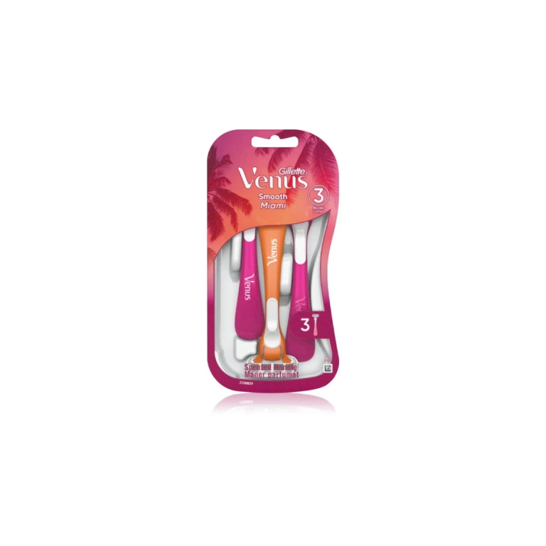 Venus Smooth Miami 일회용 면도기 3개입