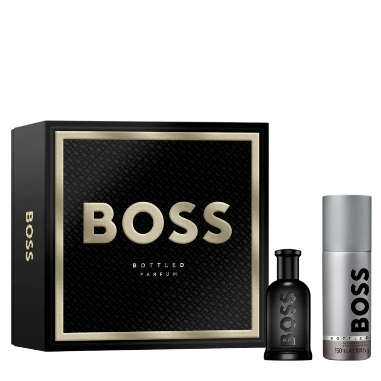 Set Hugo Boss: Boss Bottled Deodorant Spray For Men 150 ml + Boss Bottled Perfume For Men 50 ml