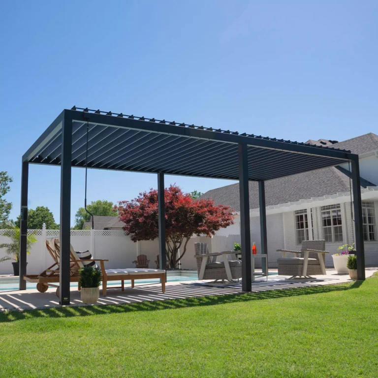 Louvered Pergola:- 20' x 10', DIY