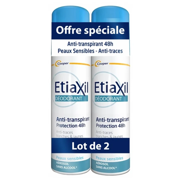 Anti-Perspirant Deodorant Aerosol 48h 2x150ml