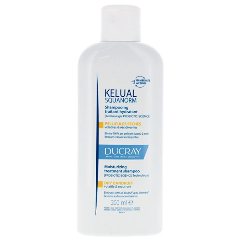 Kelual Squanorm Shampoo Moisturizing Treatment (Dry Anti-Dandruff Shampoo) - Volume: 200 Ml
