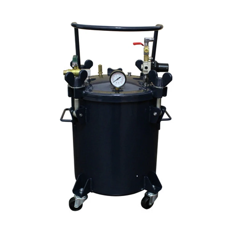 CAT-365C 5 Gallon 80 PSI Oil-Free Vertical Dolly Pressure Pot