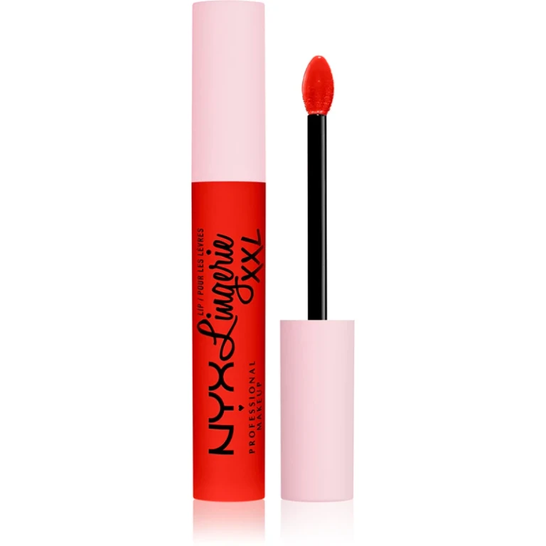 Professional Makeup Lingerie XXL liquid lipstick with matte finish color 27 - On Fuego 4 ml