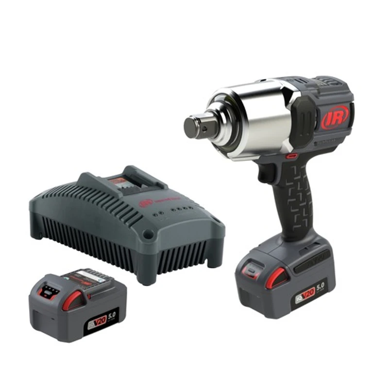 IQV20 20V Lithium-Ion 2000 ft-lbs. Breakaway Torque 1 in. Square Cordless Impact Wrench Kit (5 Ah)