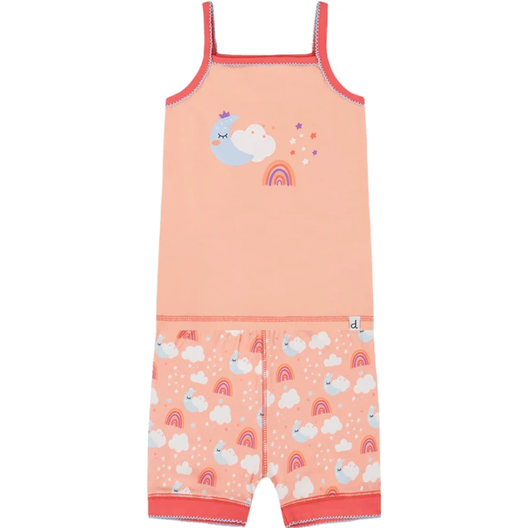 Organic Cotton Tank Top and Shorts Two Piece Pajama Set - Little Girl