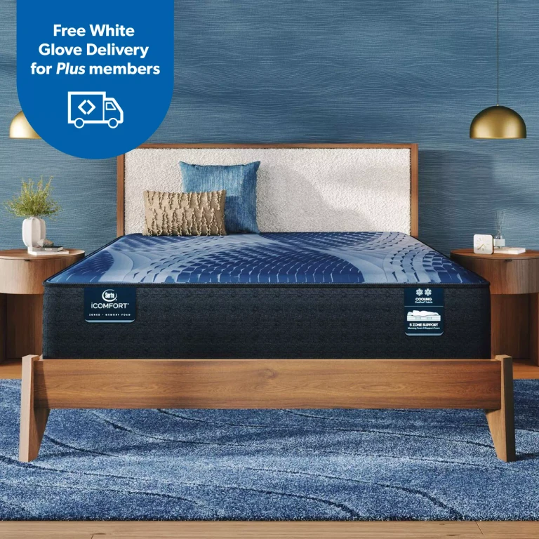 iComfort Aspire 14' Plush Memory Foam Mattress:- King, +9' Boxspring