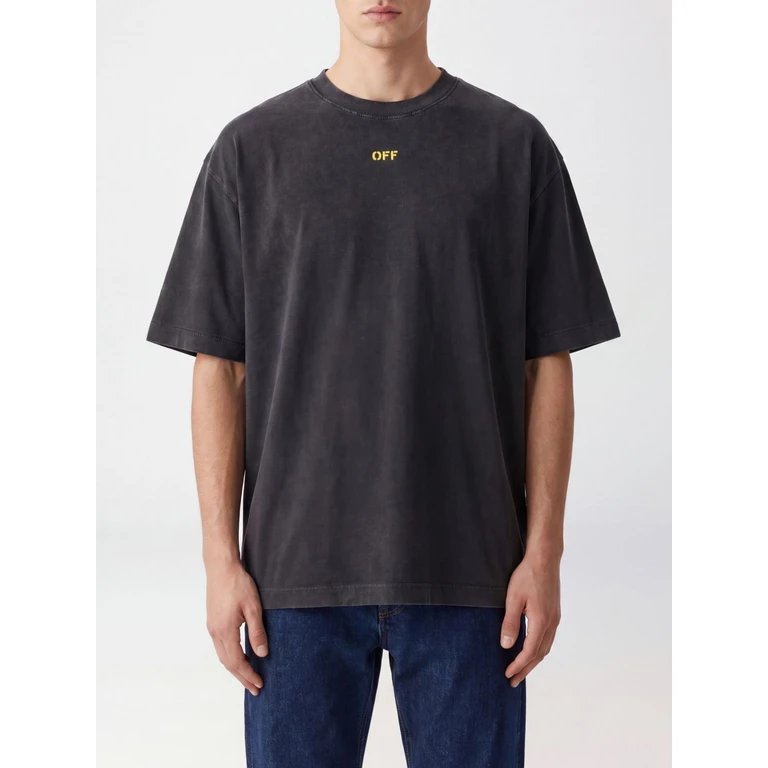 OFF-WHITE T-Shirt Men color Black (44MAA120S26J00B0001)