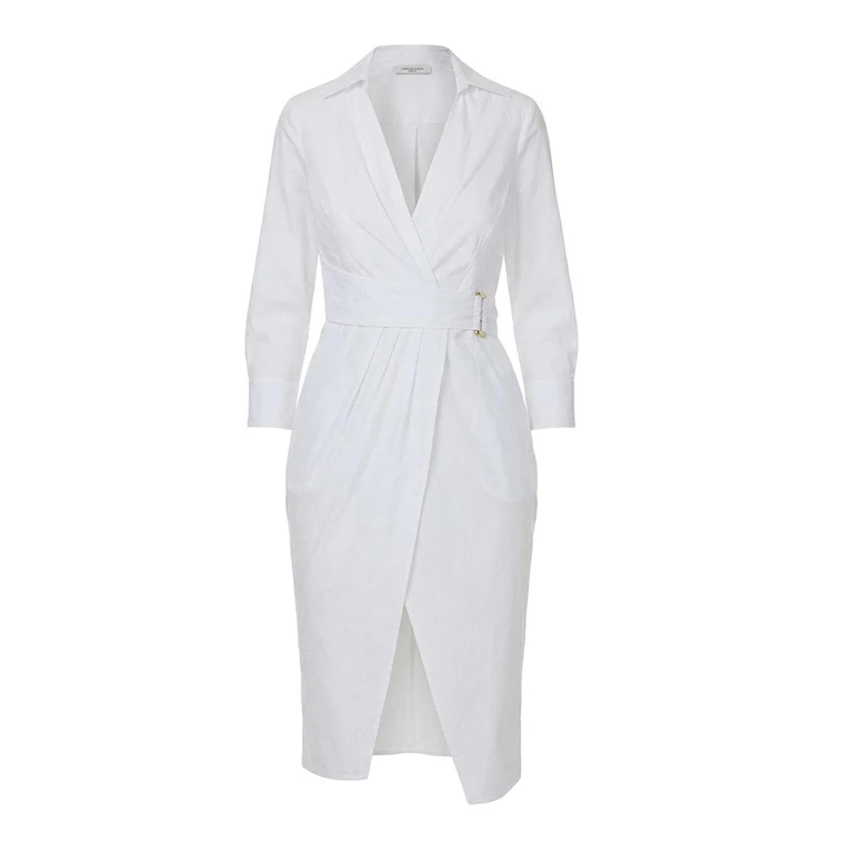 Robe Au Genou - Crème (AB95562E2360)