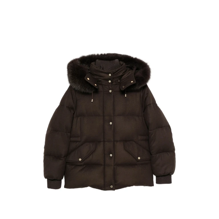 Attica Fur-trim Hooded Jacket