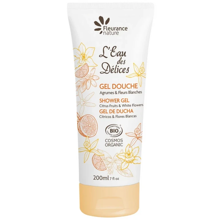 Shower Gel - Citrus Fruits & White Flowers - ORGANIC 200 ml