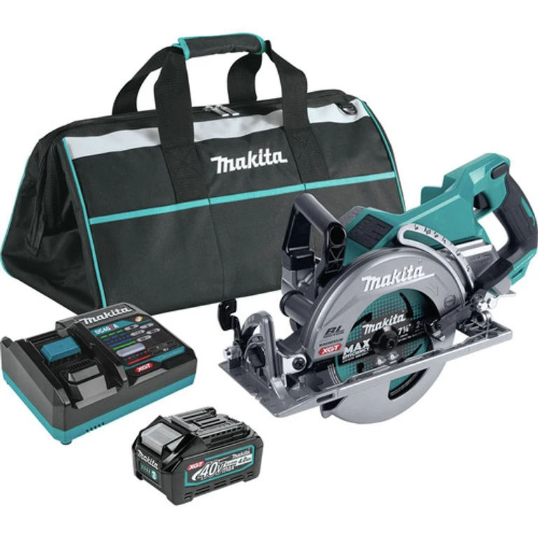 40V max XGT Brushless Lithium-Ion 7-1/4 in. Cordless Rear Handle Circular Saw Kit (4 Ah)