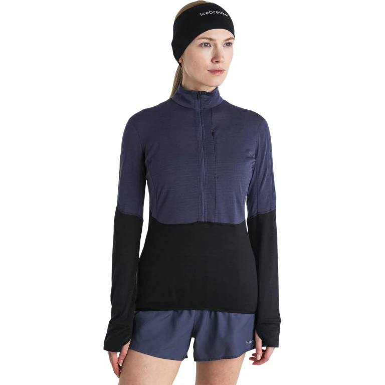 200 Realfleece Descender Merino Blend Long Sleeve Half Zip Jacket - Women's