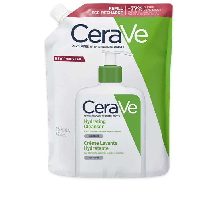 Cleanse Body Eco Refill Moisturizing Cleansing Cream Face and Body Normal to Dry Skin 473ml