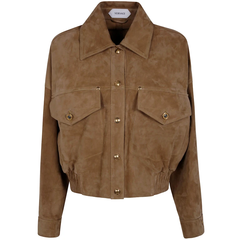 Jacket Suede Effect Leather "Blouson"
