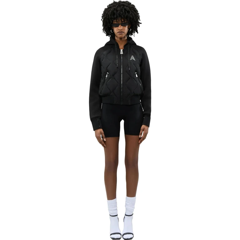 Sorlin Hybrid Insulated Bomber Jacket with Removable Hood - Women's