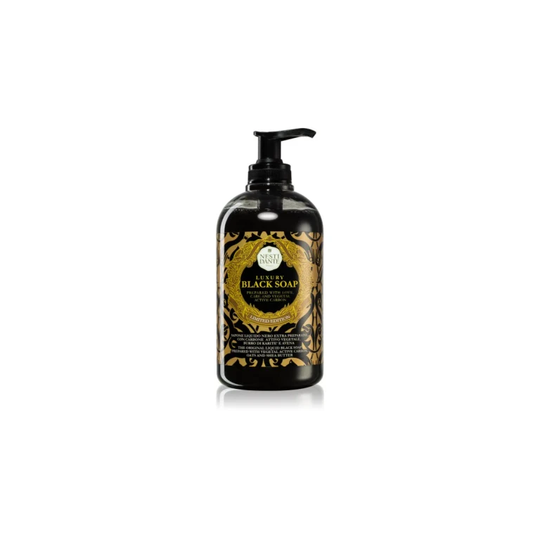 Luxury Black Liquid Soap with Dispenser 500 ml