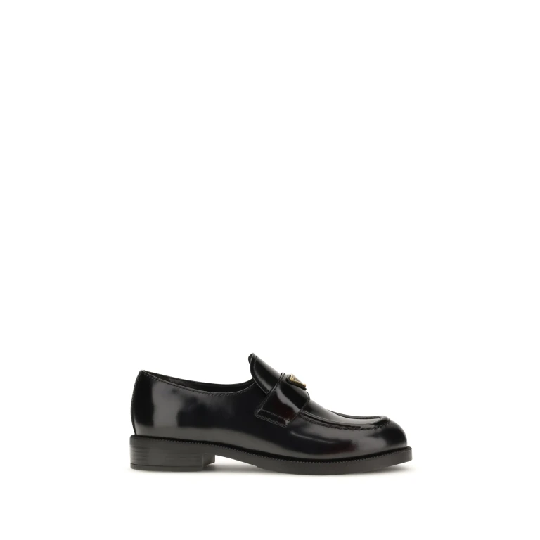Leather Loafers Black