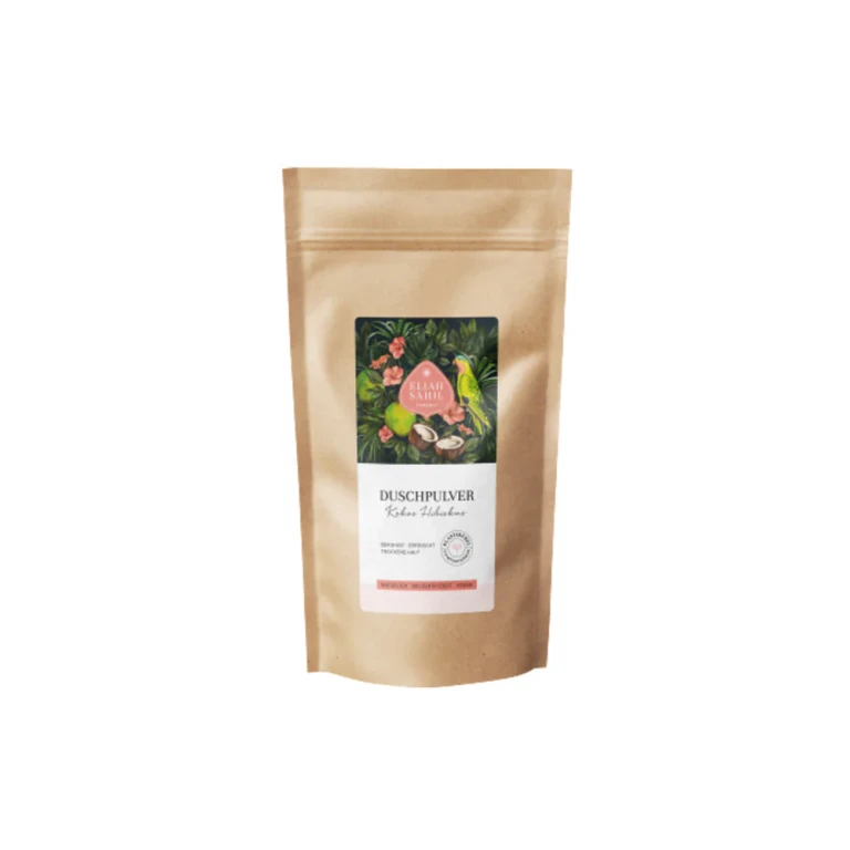 Organic Coconut Hibiscus Shower Powder Refill 250 g