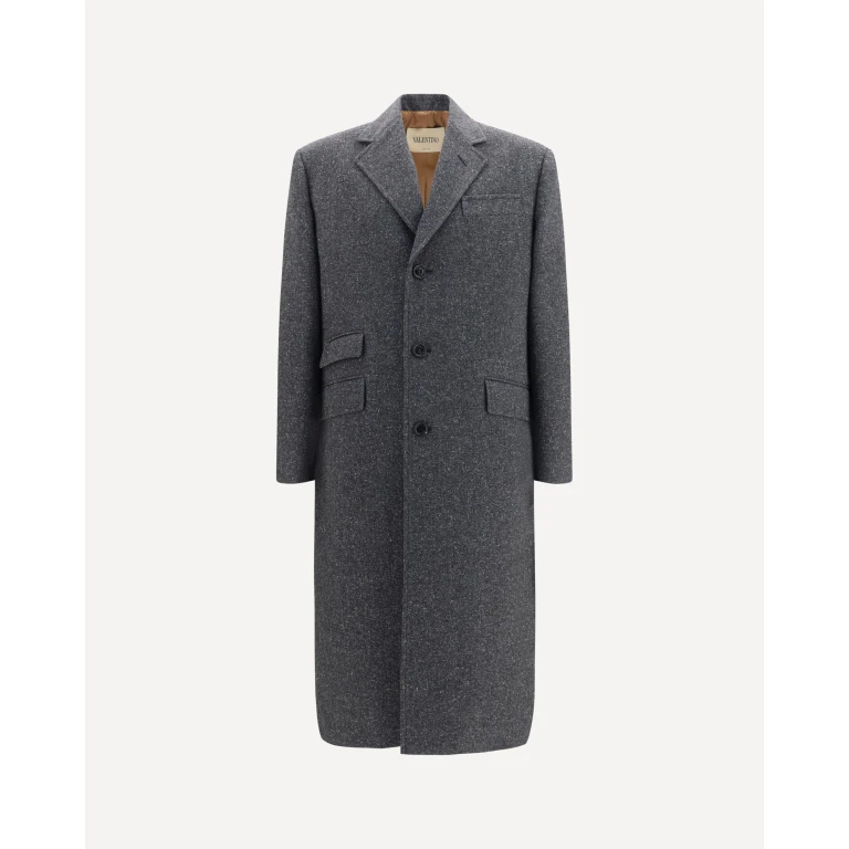 Long single-breasted Coat Male 52