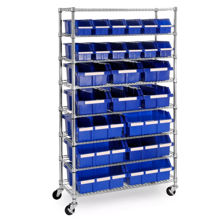 24-Bin Rolling Rack
