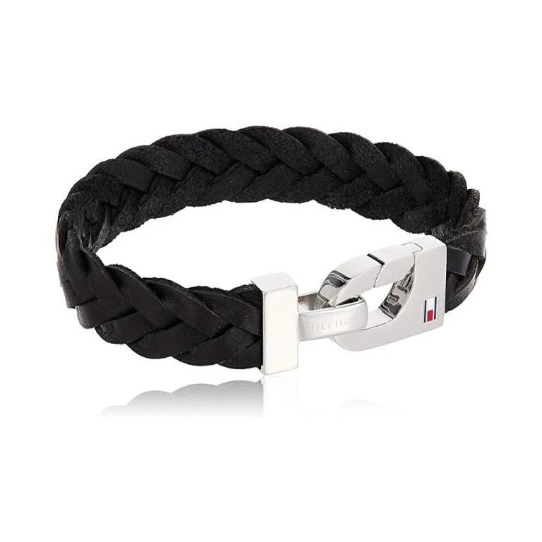 Stylish Leather Bracelet with Steel Closure 2700872