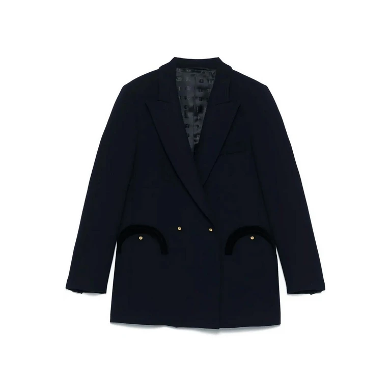 Blazer en bleu marine