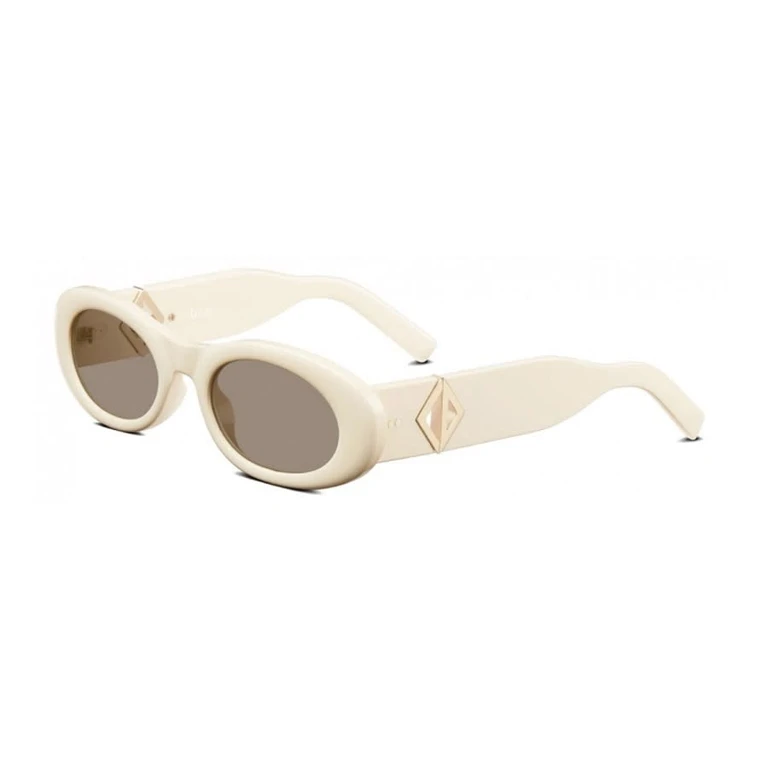 Unisex Black Oval Sunglasses CDDIAMONDR1I 50F0