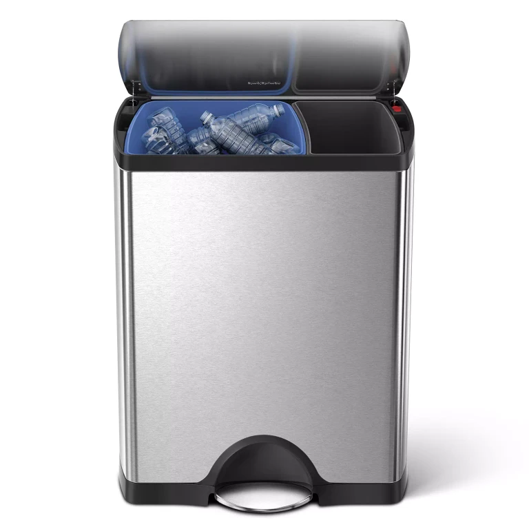 12-Gal. Dual Compartment Stainless Steel Step Can