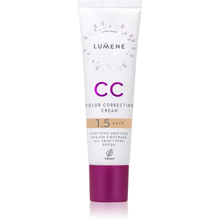 Color Correcting CC cream for uniform color SPF 20 color 1.5 Fair 30 ml