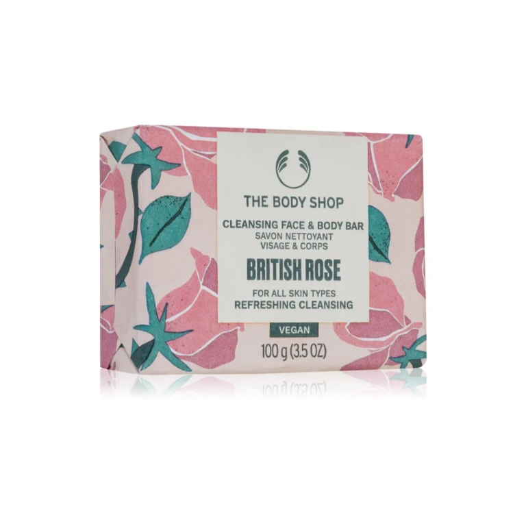 British Rose solid soap for body and face 100 g