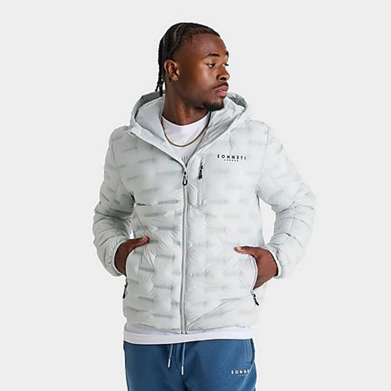 Men's London Sillan Jacket in Dawn Blue Grey Size: Small