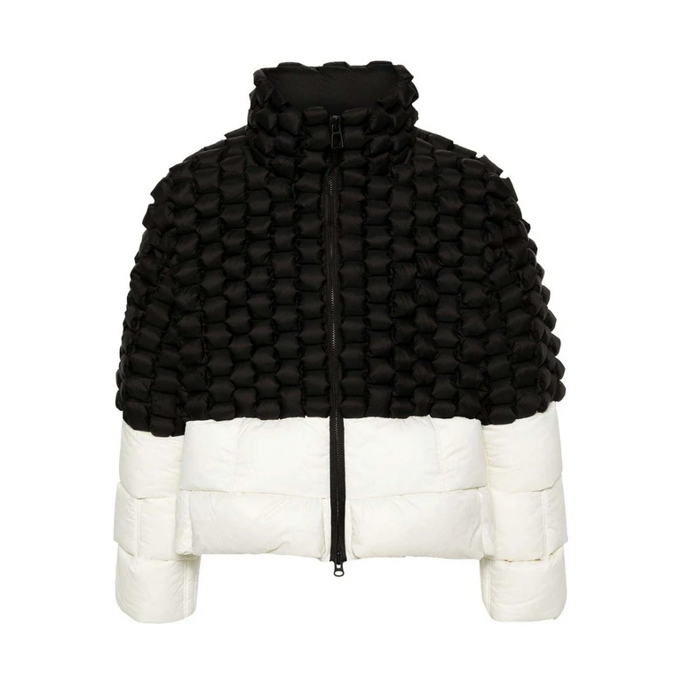 Blouson Rembourré - Blanc (CRDJ007N132BLACKANDWHITE)