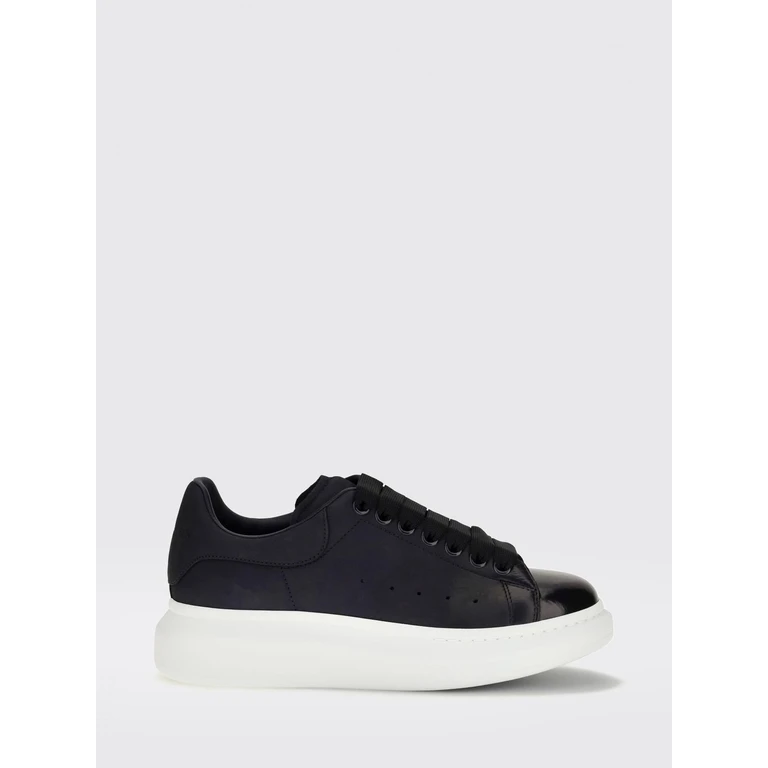 Baskets Alexander McQueen Oversize Low-Top en cuir de veau à semelle épaisse