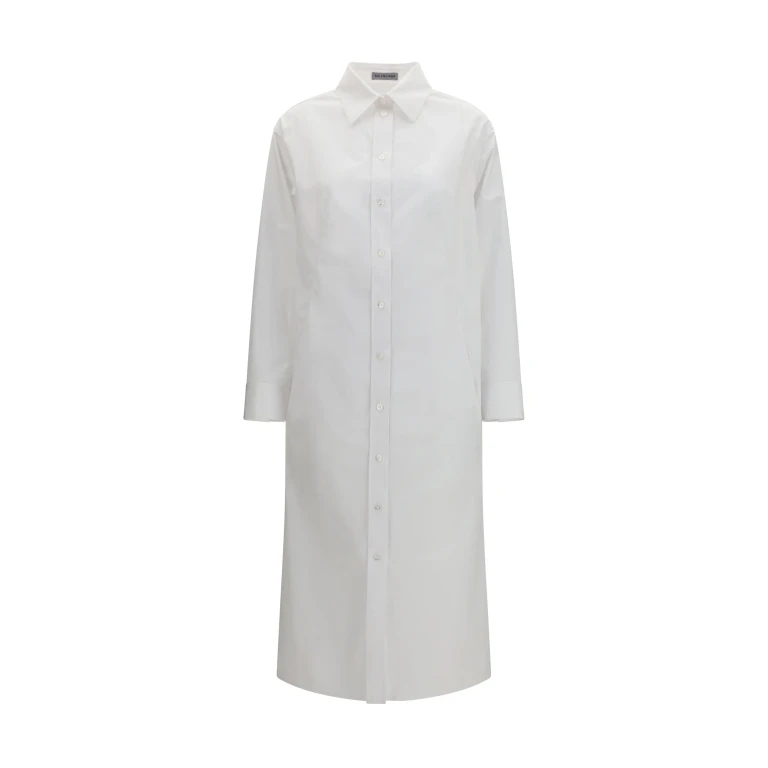 Long Shirt Dress White