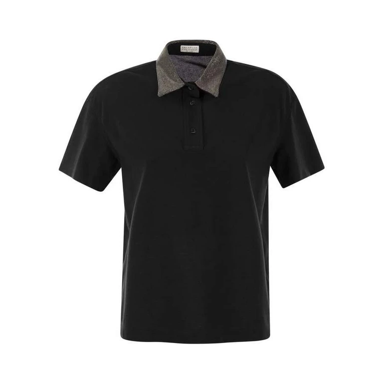 Woblack Contrast Collar Shirt